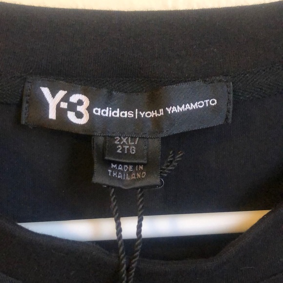 New Y-3 Adidas Yohji Yamamoto Men’s Tee Shirt - Picture 5 of 12